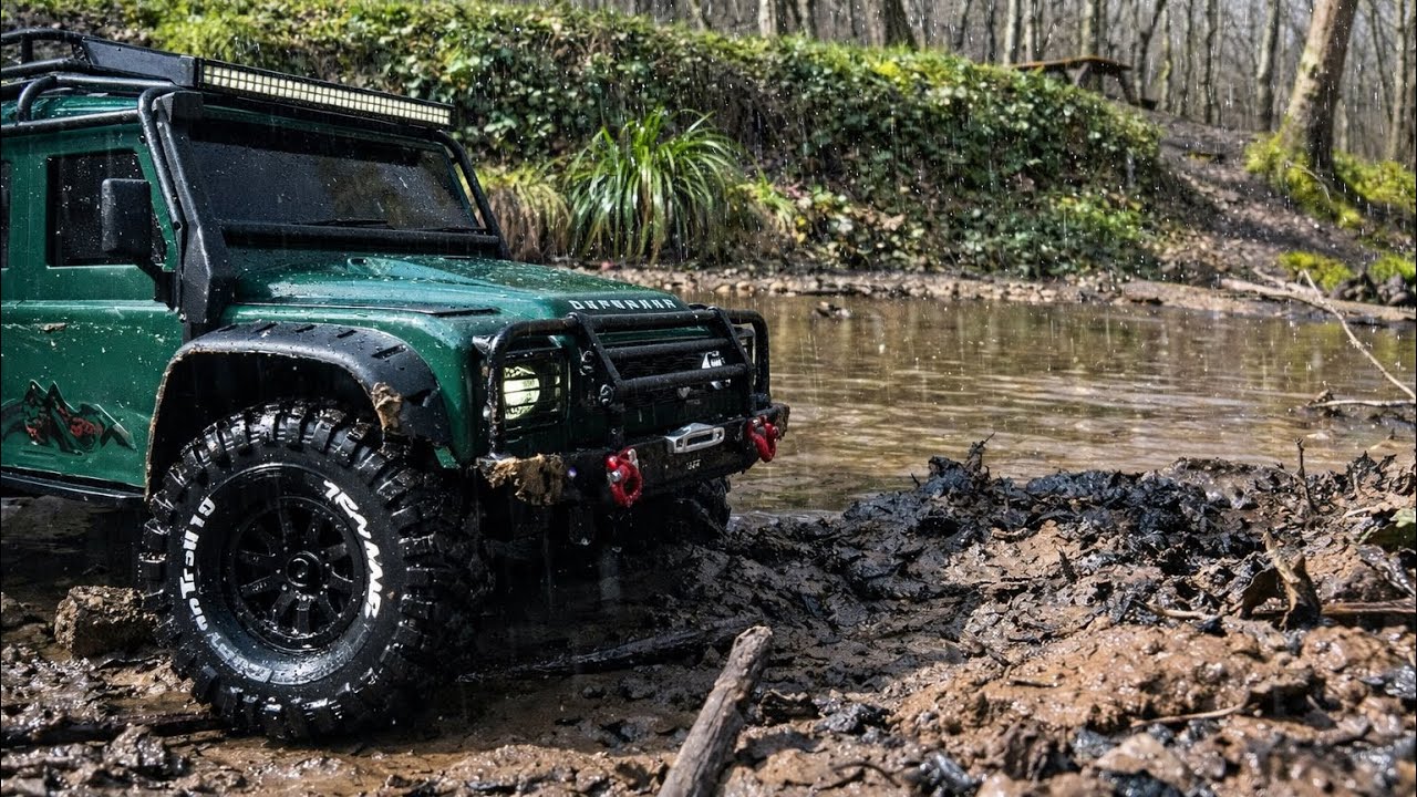 Traxxas TRX4 Defender  4x4 RC Offroad Çamur Testi | Extreme Mud Run