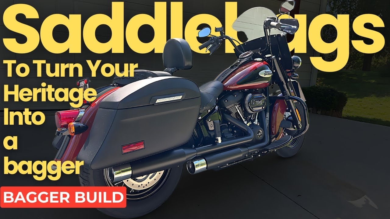 Кофры HARLEY DAVIDSON SOFTAIL, которые придают моему мотоциклу Heritage вид бэггера!