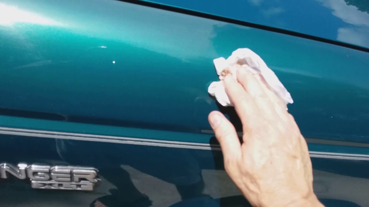 Quick tip WD-40 trick on my faded paint.