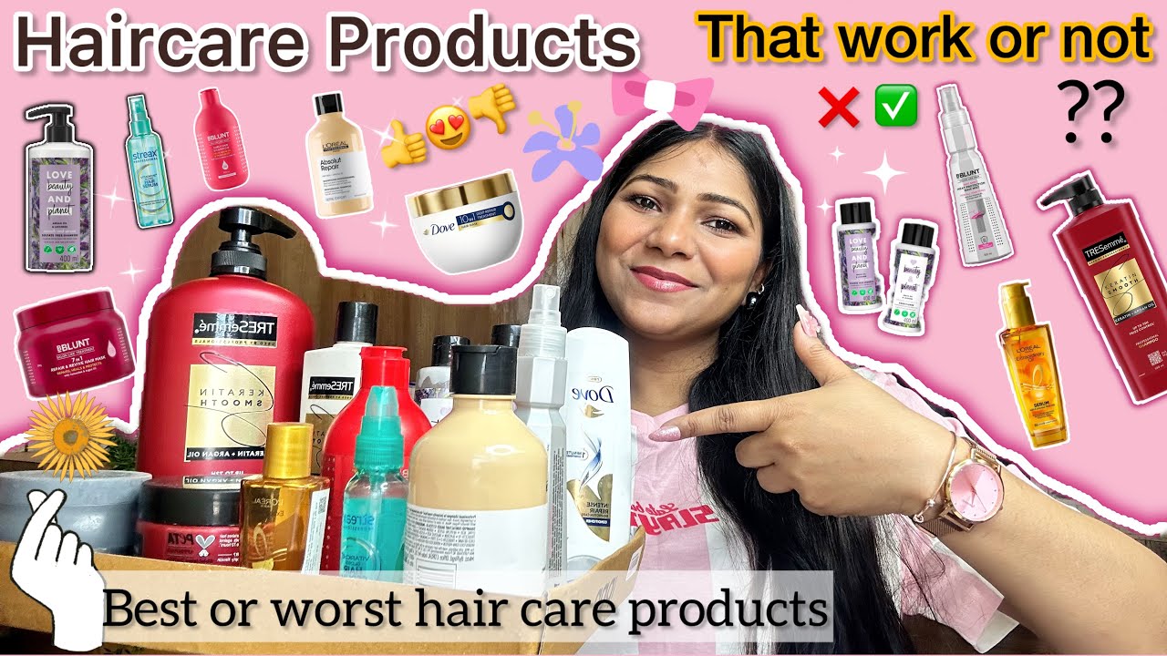 ✨Best & worst Haircare products🎀that Work Or not?🌸stop wasting you money on haircare products