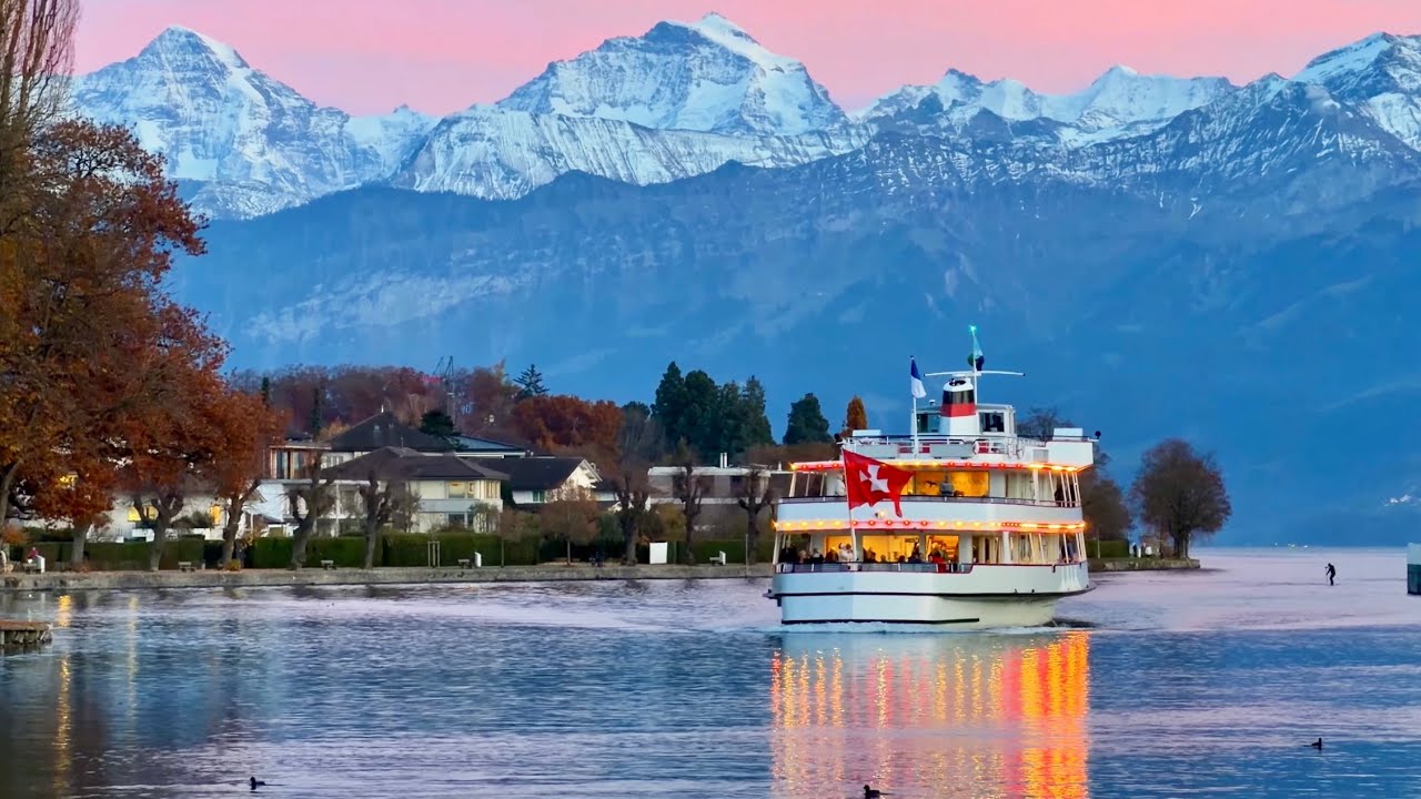 Switzerland🇨🇭🏞️ Thun &mdash; a beautiful Swiss town with a historic old town || Travel Guide 