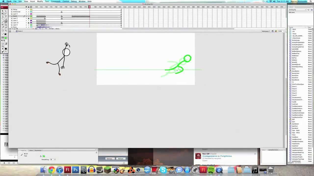 Run Cycle Timelapse