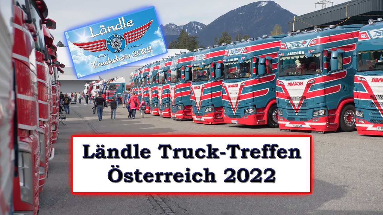 Truck Meet In Austria [4K] (L&auml;ndle Truckshow 2022) | Krome