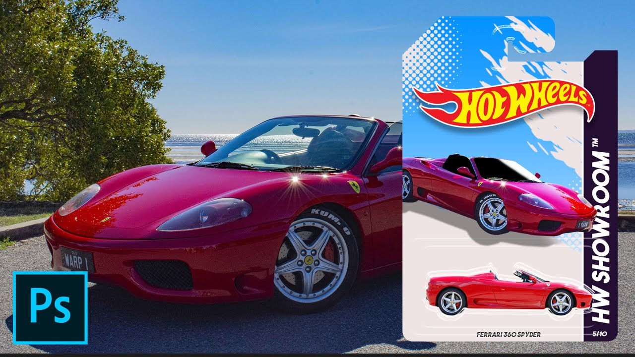 How to Make a Hotwheels Mockup Design - Tutorial Photoshop CC 2021