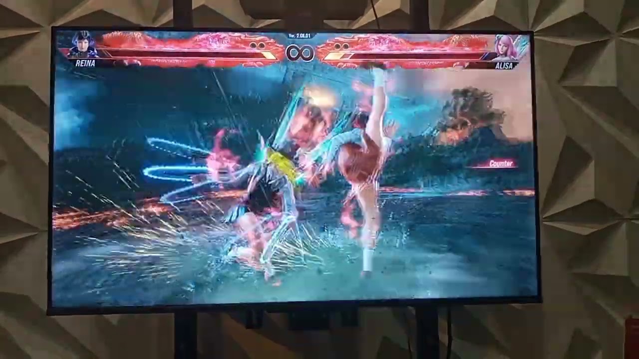 Tekken 8: Reimu vs Marisa (Reina vs Alisa) CPU vs CPU 