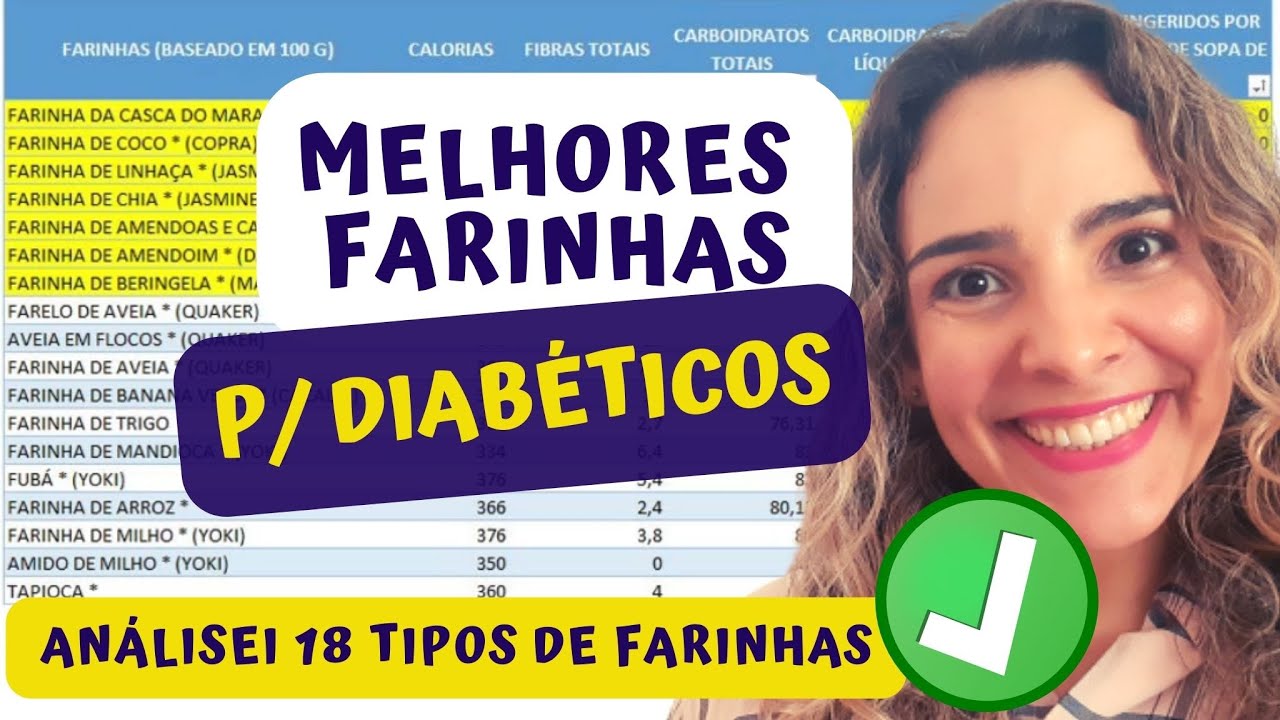 Melhores Farinhas Para Diabéticos | 😱 Analisei 18 Tipos E Você Vai Se Surpreender Com O Resultado!