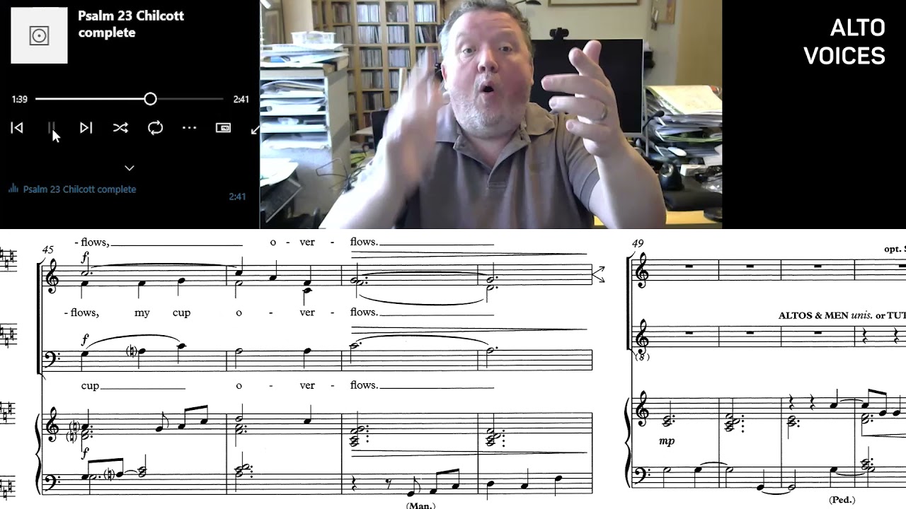 The Lord's My Shepherd (Bob Chilcott) - Alto Conductor Guide