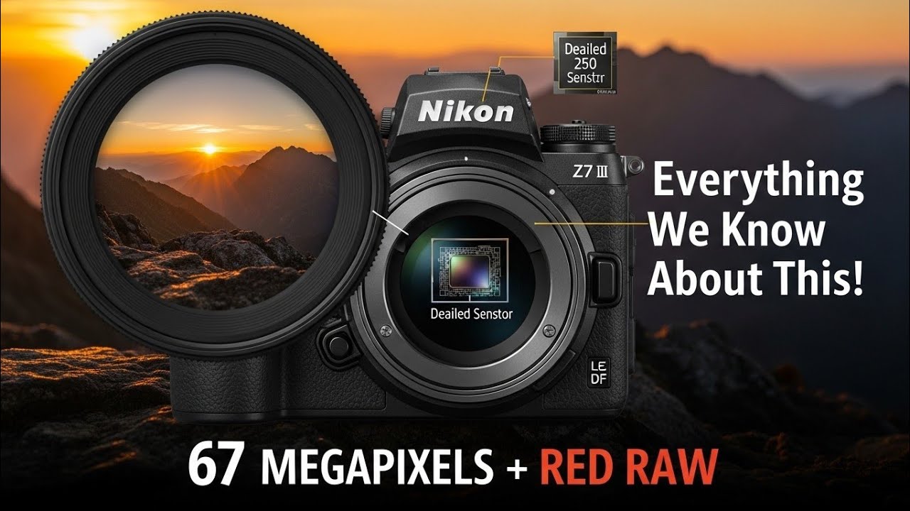 Nikon Z7 III — 67 мегапикселей + RED RAW: всё, что мы знаем об этой камере!