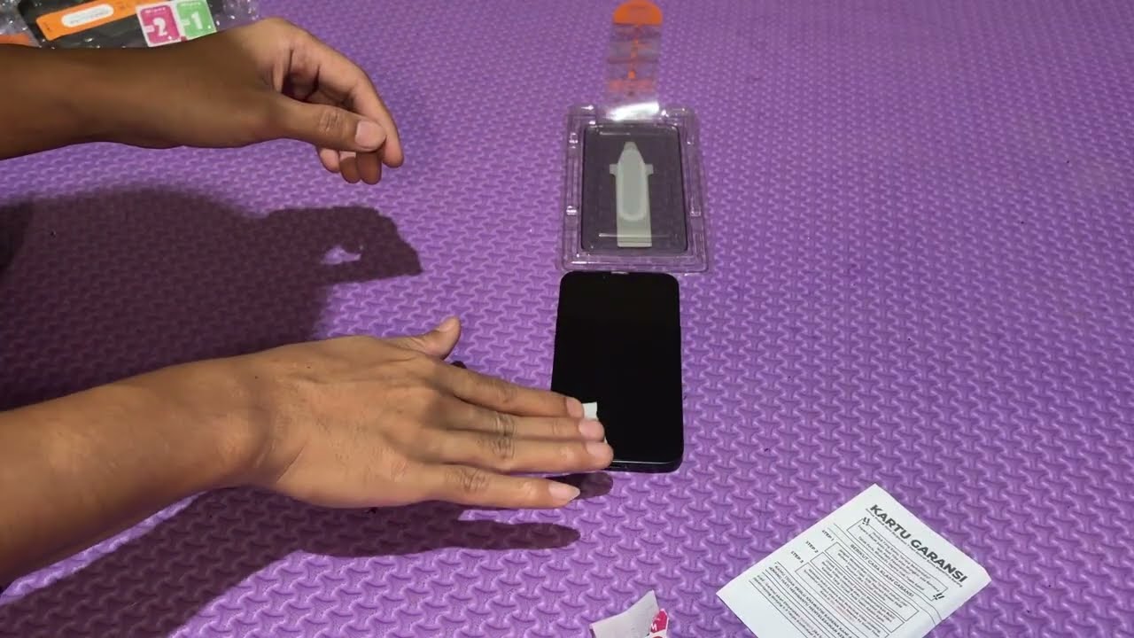PASANG TEMPERED GLASS IPHONE 13 MUDAH DAN SIMPLE