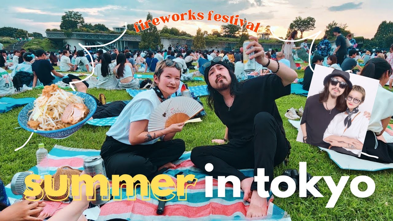 Tokyo summer vlog｜Japan's fireworks festival 2024, enjoy Japanese culture