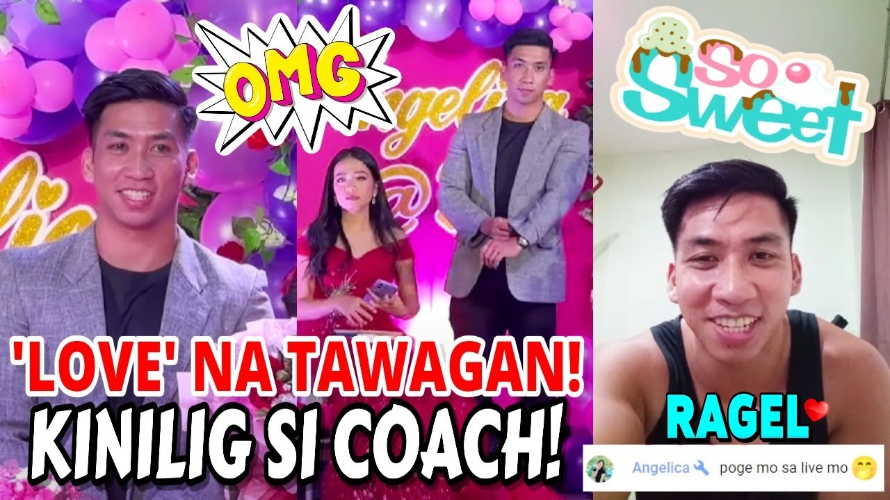 GRABHE! 'LOVE' NA TAWAGAN! 🥰COACH RALPH KINILIG SA LIVE NIYA #ragel #shortsvideo #youtubeshorts