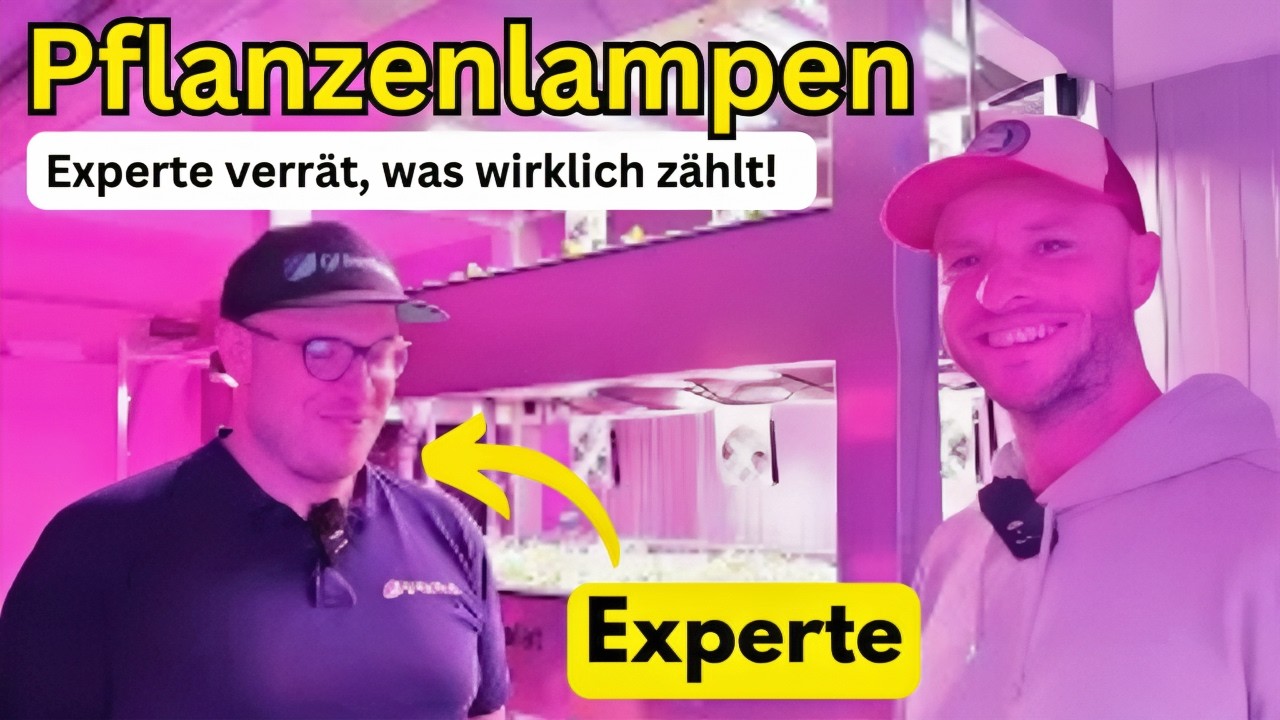 Was ist die BESTE Pflanzenlampe für Hobbygärtner? 🤔 Experte gibt klare ANTWORTEN !🌱