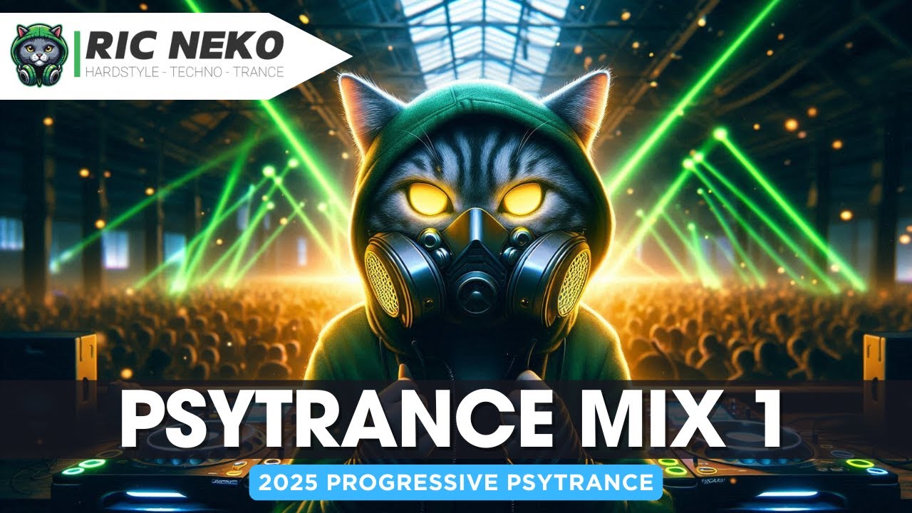 🔥 Progressive Psytrance Mix | 4 Original Tracks by Ric Neko | Hard Trance Vibes 2025