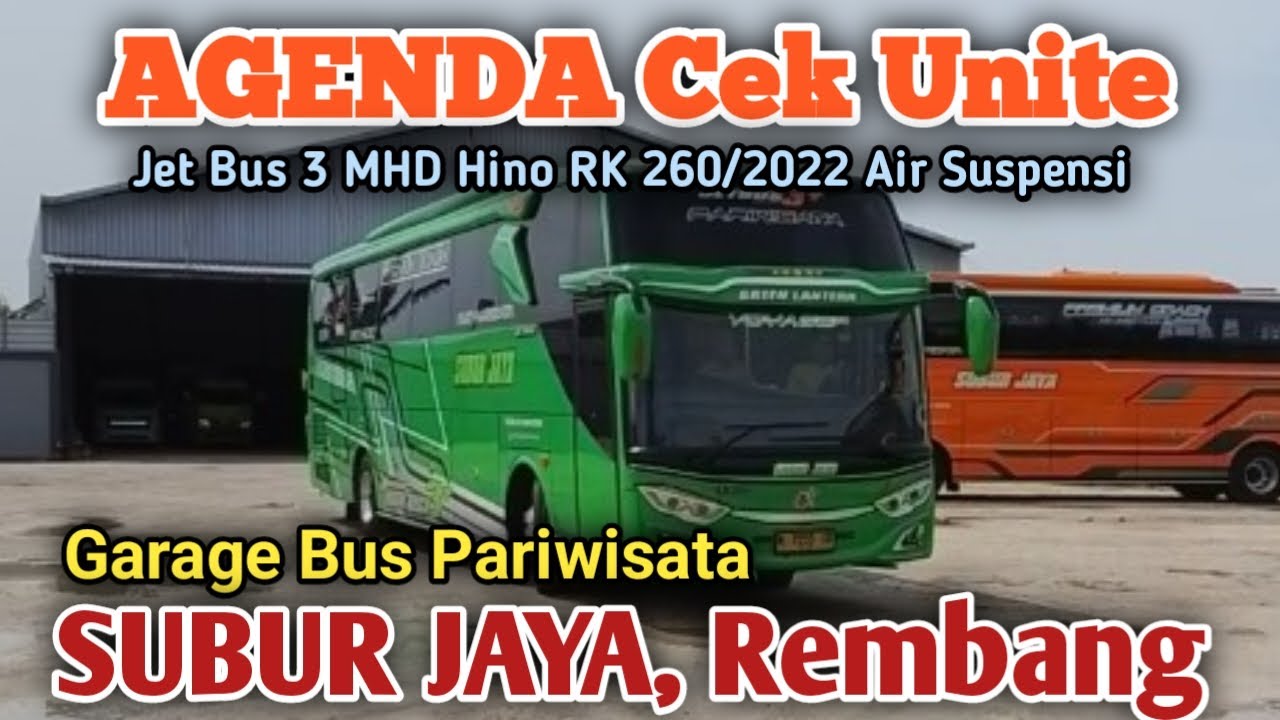 MAIN KE GARASI SUBUR JAYA ( Cek Unite Hino Rk 260/2022 Air Suspensi 