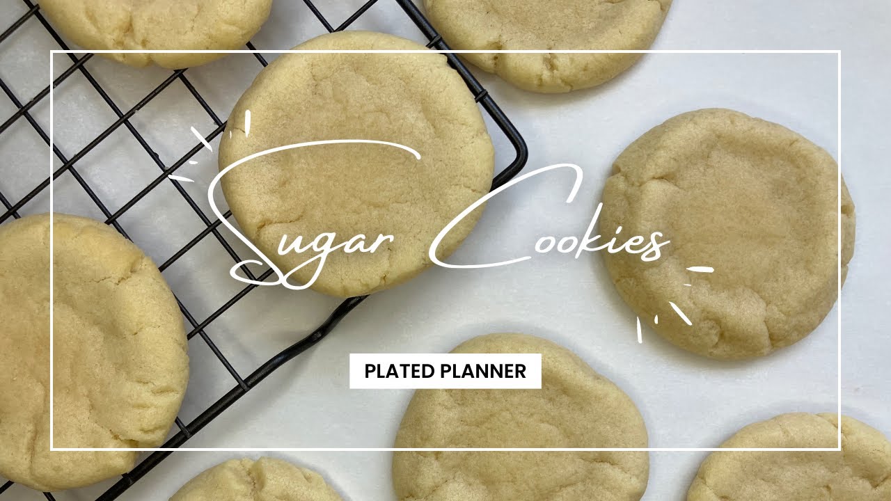 Super Simple Soft and Chewy No-roll Sugar Cookies