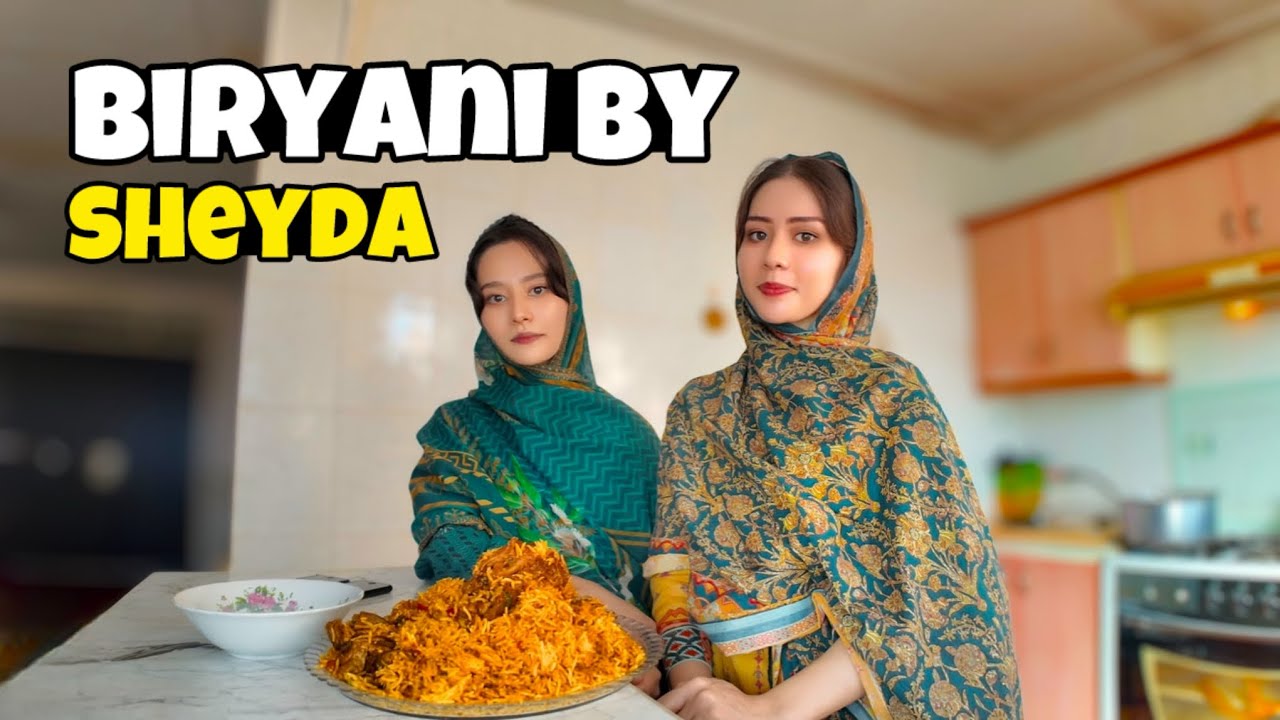 Delicious Mutton Biryani Cooked by Sheyda | بریانی مزه‌دار با شیدا | Chaar Sheen