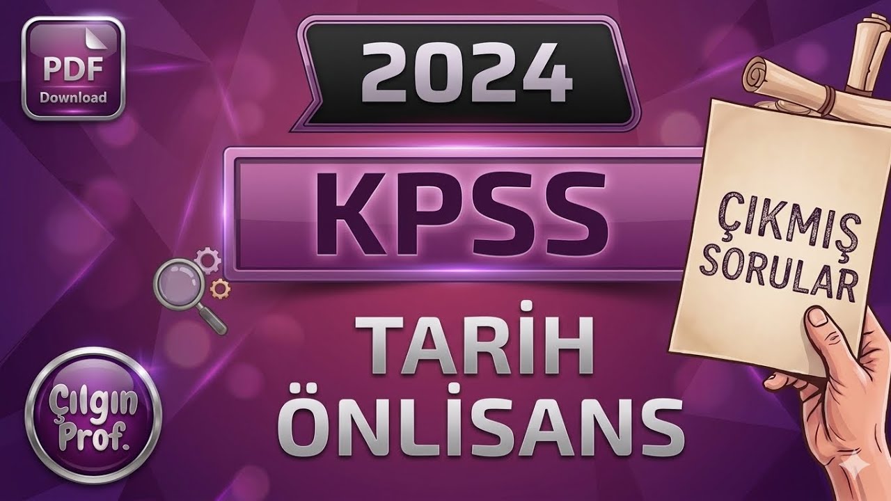 2024 KPSS ÖNLİSANS TARİH [+PDF] - 2024 KPSS Önlisans Çıkmış Tarih Soru Çözümleri     #kpssönlisans 