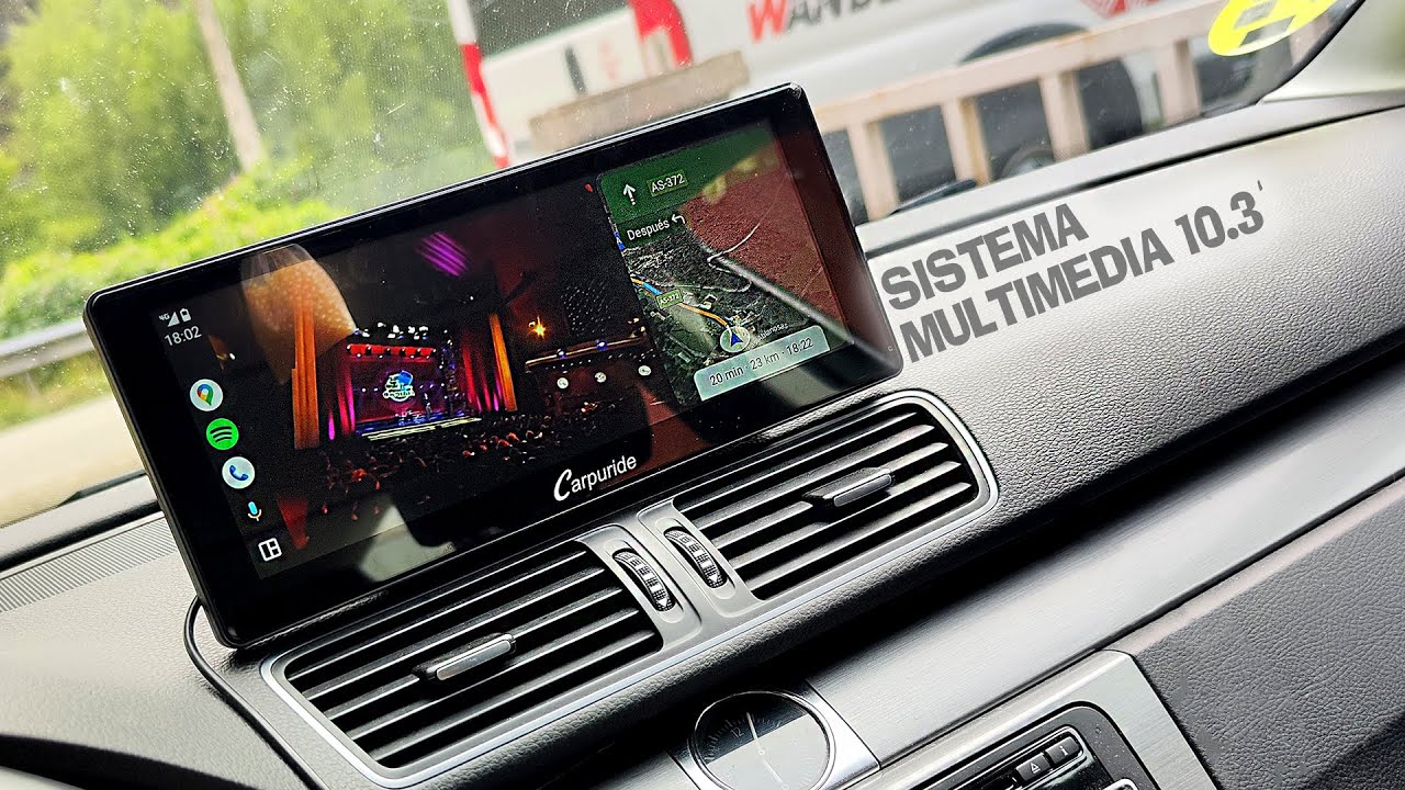 Musica, Youtube, GPS... en tu furgoneta sin instalación | Carpuride W103Pro