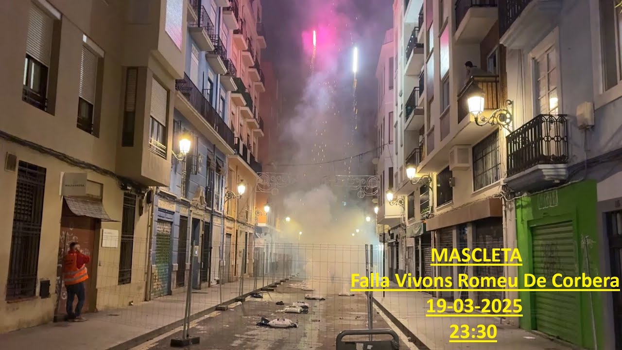 Mascleta Nocturna Falla Vivons Romeu de Corbera 19-03-2025 23:30 # Fallas 2025