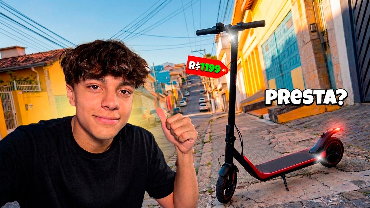 Fui Inventar de Comprar um Patinete El&eacute;trico Barato..