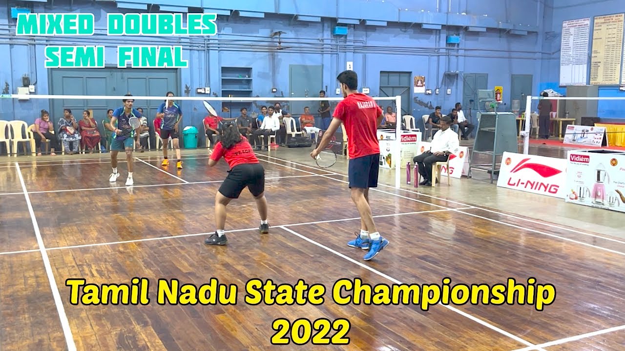 ARJUN/ARUL BALA vs DHILEPAN/ANUSHA CS || TN State Championship 2022 Semi Final Mixed Doubles Madurai
