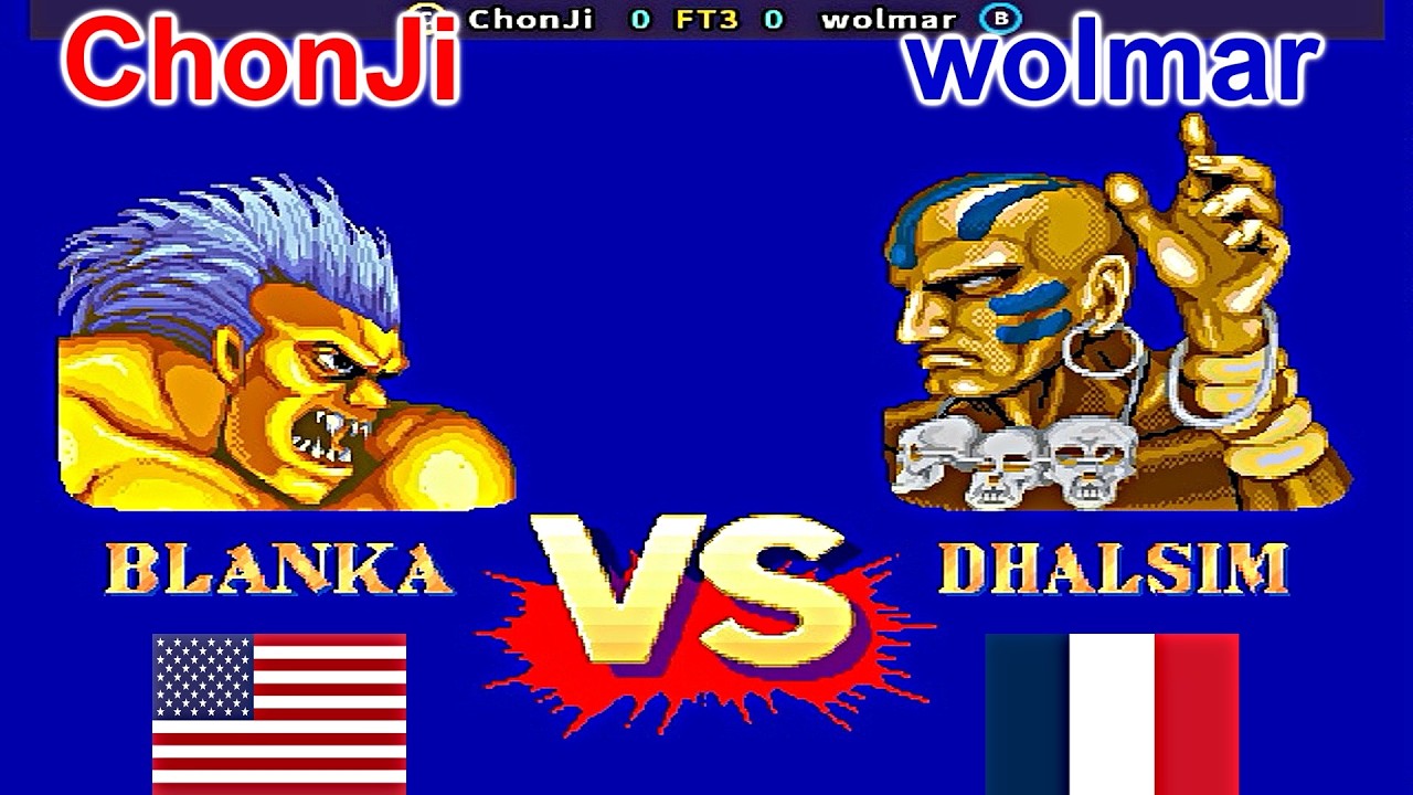 Street Fighter II': Hyper Fighting - ChonJi vs wolmar FT5