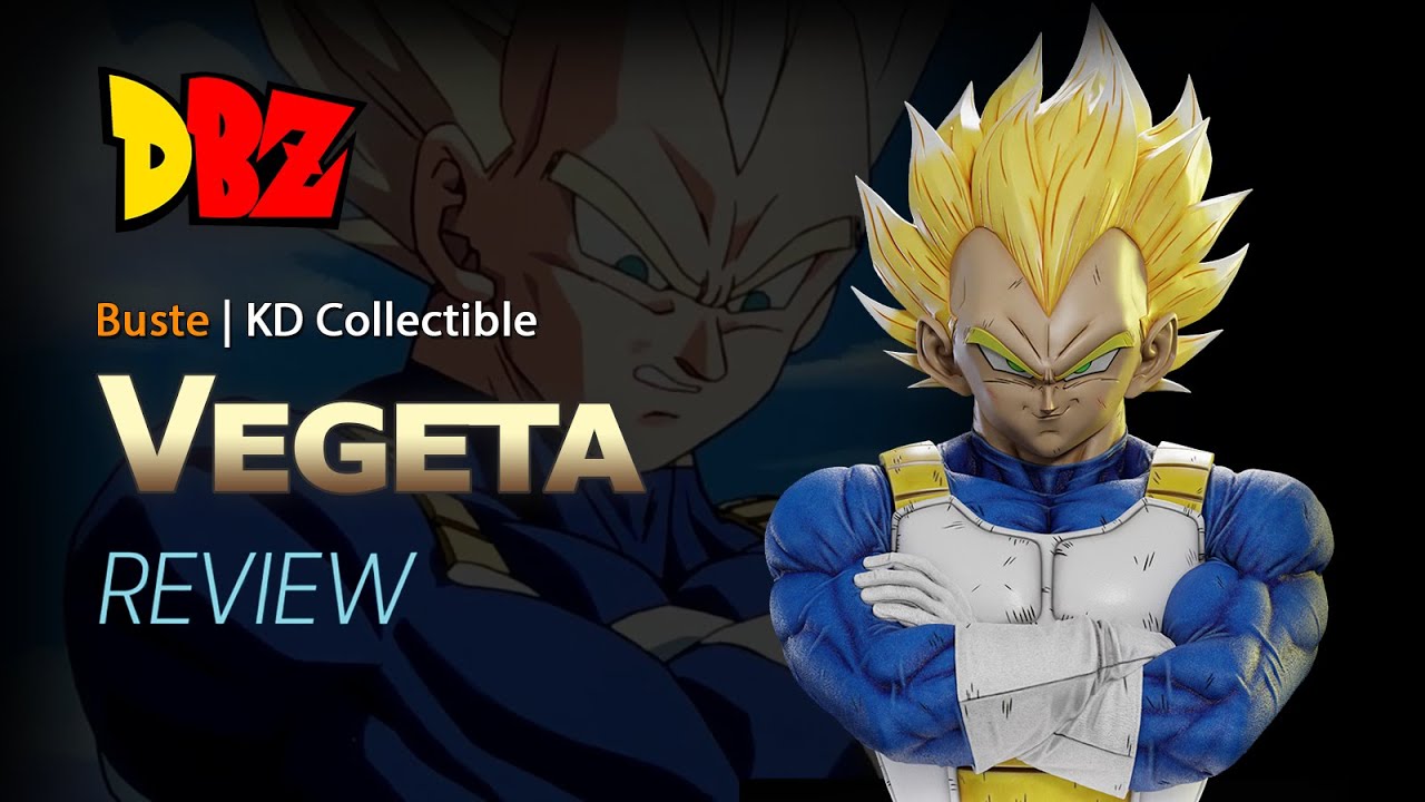 Le Prince des Saiyans est là!! Buste Vegeta KD Collectibles - Unboxing/Présentation