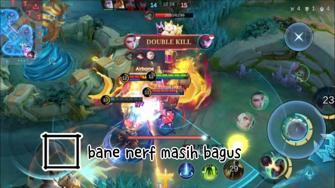 Bane asam lambung mid,lihat dua bucin gak jelas mobilelegends