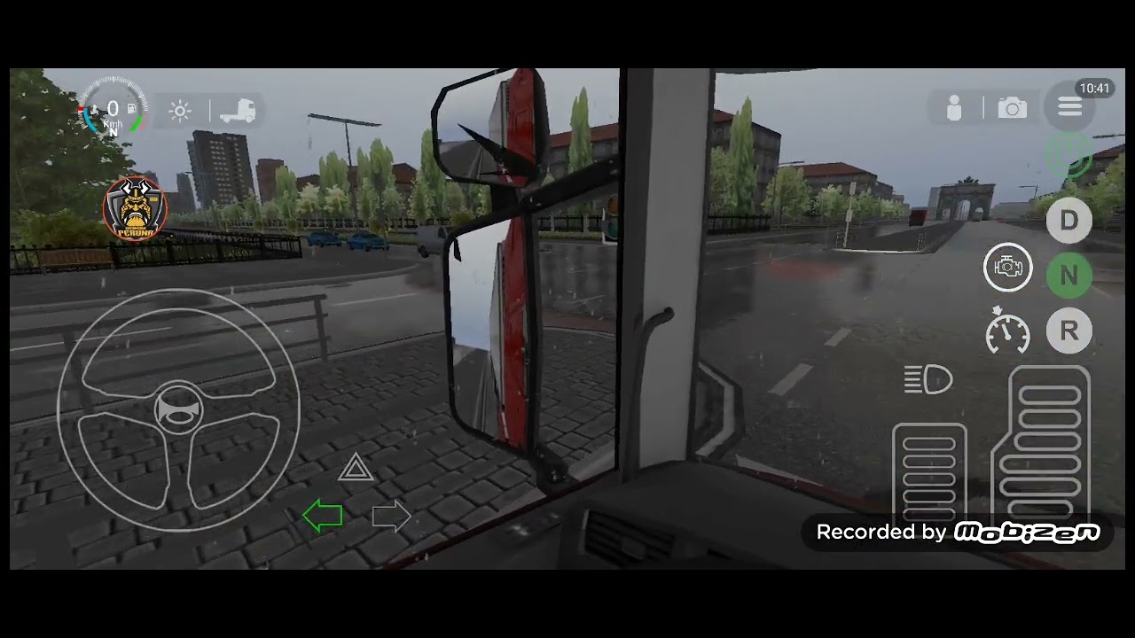 Universal Truck Simulator - Gameplay and Parking From The First Person
