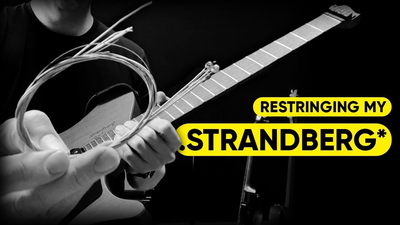 Restringing My Headless .Strandberg* S&auml;len Jazz Guitar