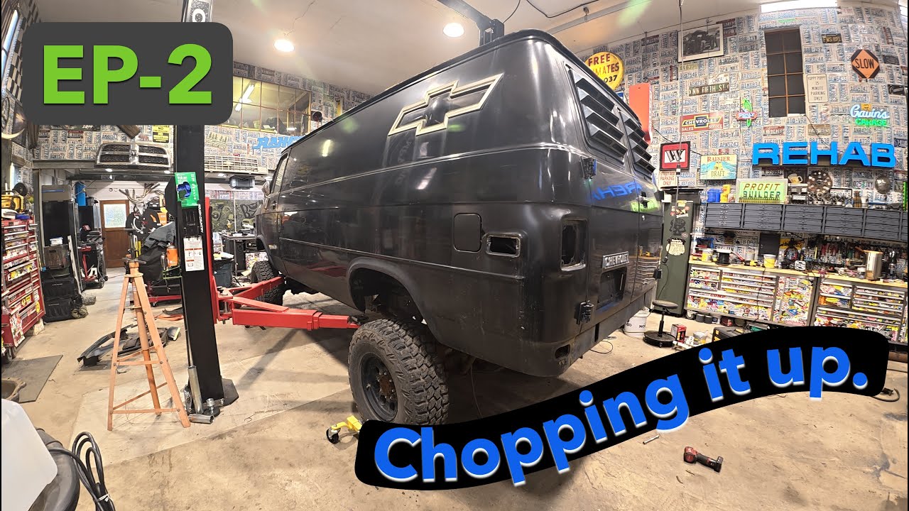 EP2: Сборка полноприводного фургона Chevy, сварка рамы, плазменная резка кузова.
