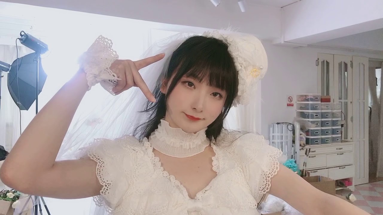 【探班神级伪娘豪歌】 婚纱限定