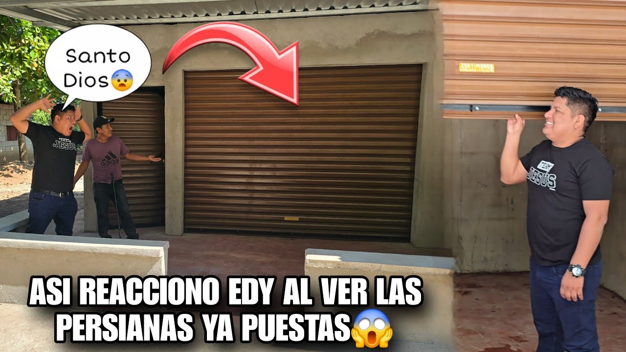 EDY Quedo Boca Abierta Al Ver Como Quedo De Hermoso Las Persianas😨Miren Como Fue Su Reaccion😍‼️
