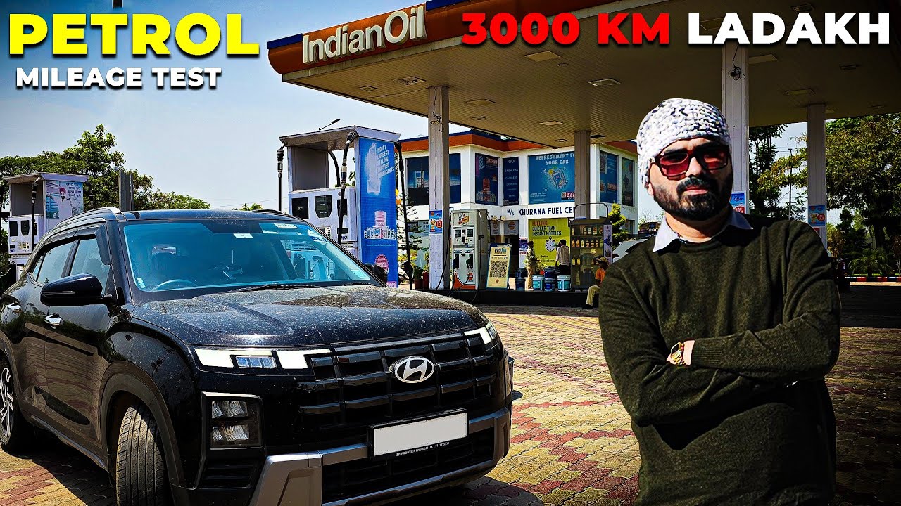 Creta Petrol 3000Km Ladakh Trip Mileage Test 😱