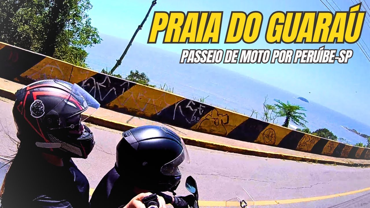 Passeio de Moto por Peruíbe - Praia do Guaraú - Litoral Sul de São Paulo