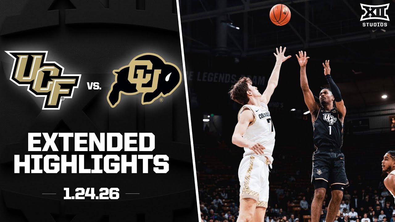 UCF vs. Colorado Extended Highlights | 2025-26 Big 12 Men's Basketball