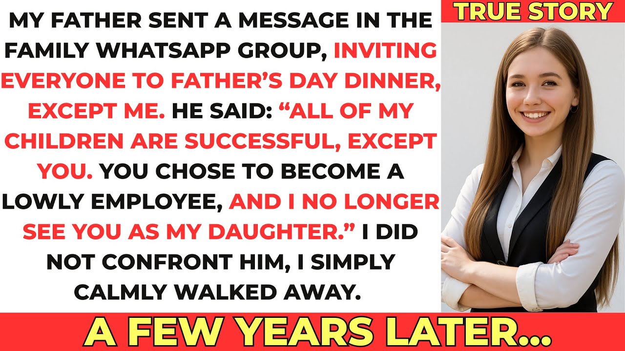 My Parents Disowned Me For Being Just A “Lowly Employee” - Until The Mayor Called My Name.