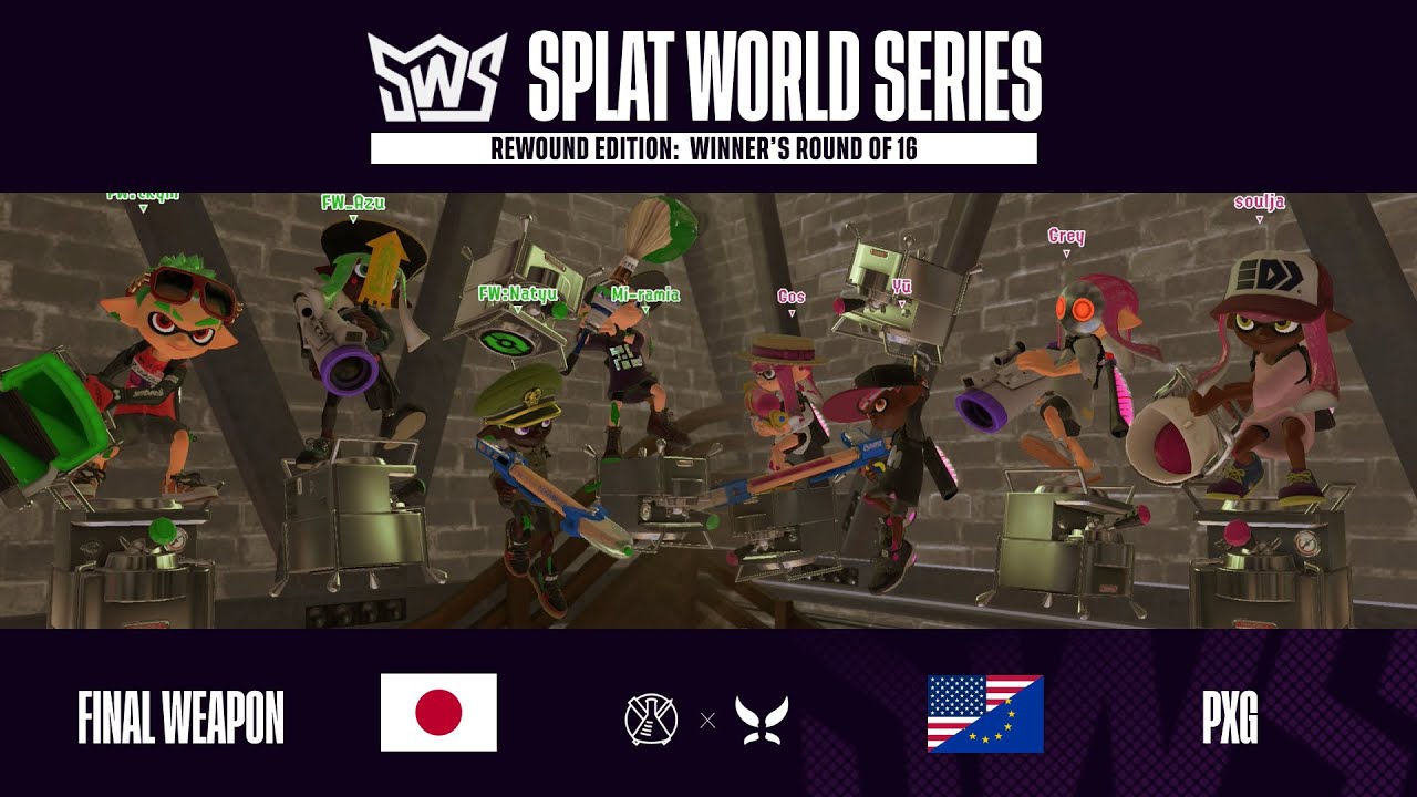 PxG v. Final Weapon | Winner's Round of 16 | Splat World Series: REWOUND