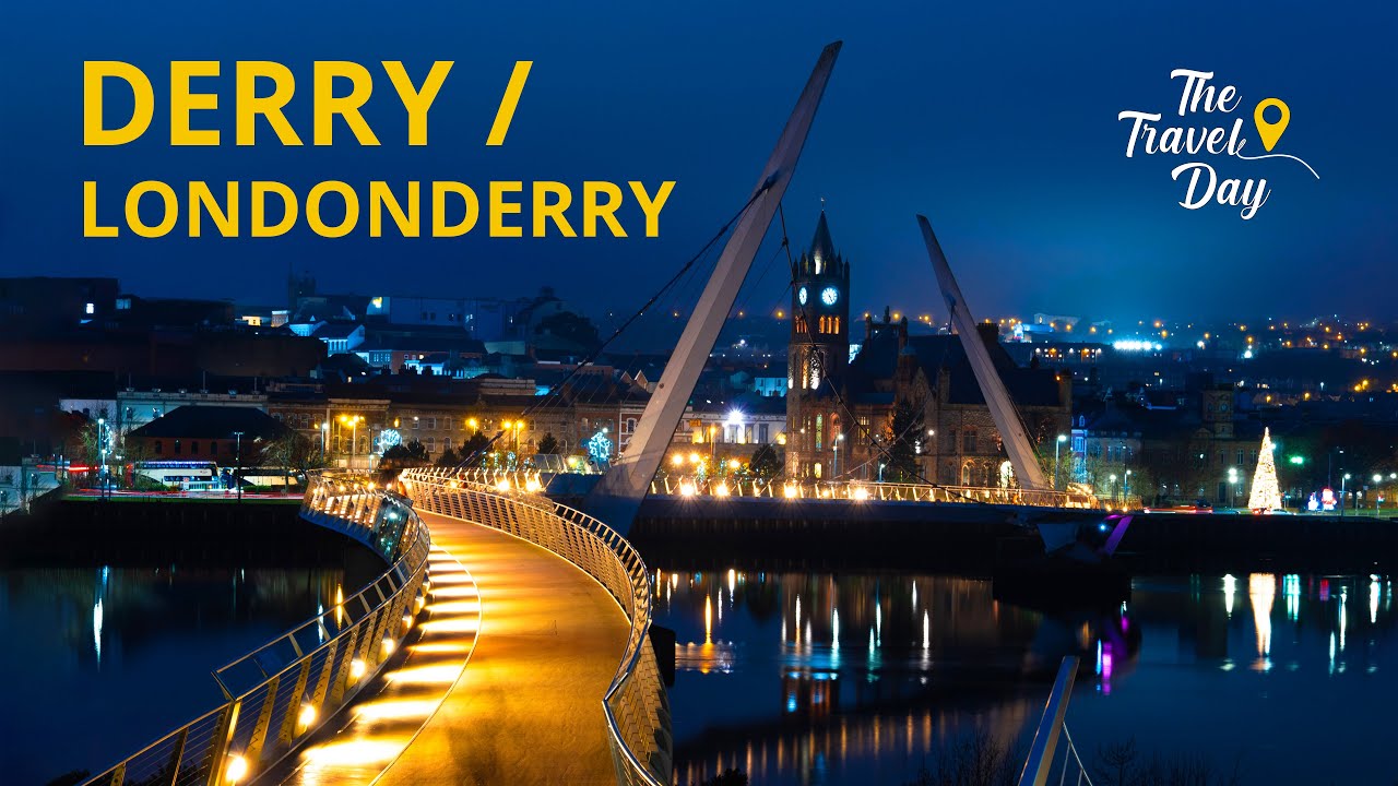 A Walk Through Derry (Londonderry) 🇮🇪 | Northern Ireland – Ancient Walls, History