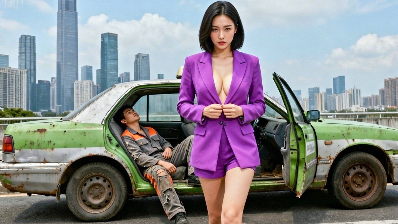 ¡Pobre conductor salva a sexy CEO! Tras pasión en el auto... ¡descubre que es amiga de su prometida!