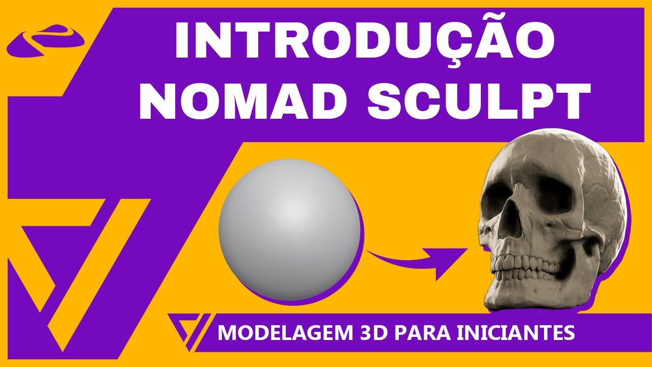 MODELAGEM 3D para INICIANTES #NomadSculpt