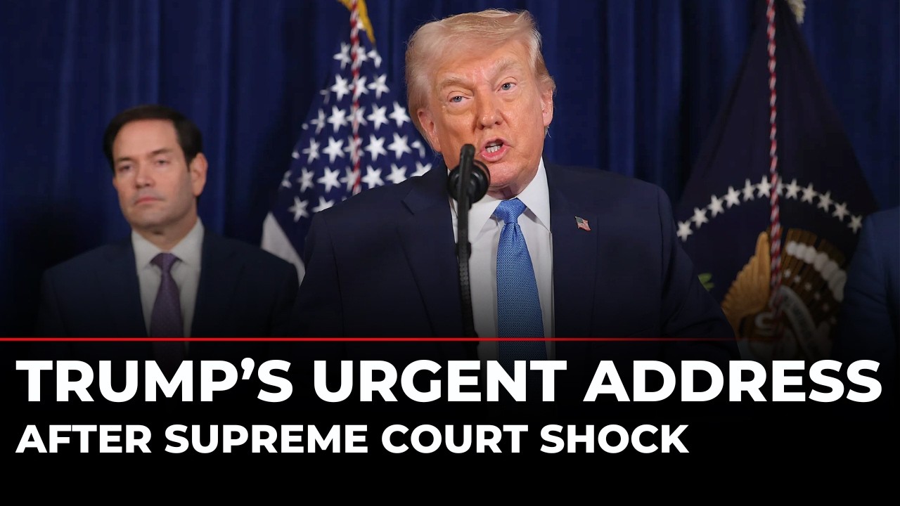 Trump LIVE: Supreme Court Blocks Global Tariffs | Trump Delivers Urgent Address | Iran War | US News