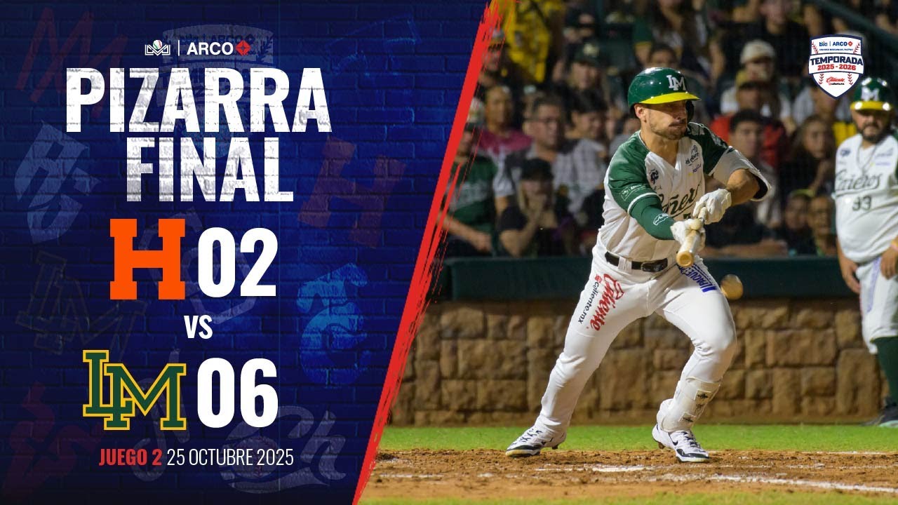 RESUMEN: Naranjeros de Hermosillo vs Ca&ntilde;eros de Los Mochis | 25 de octubre 2025
