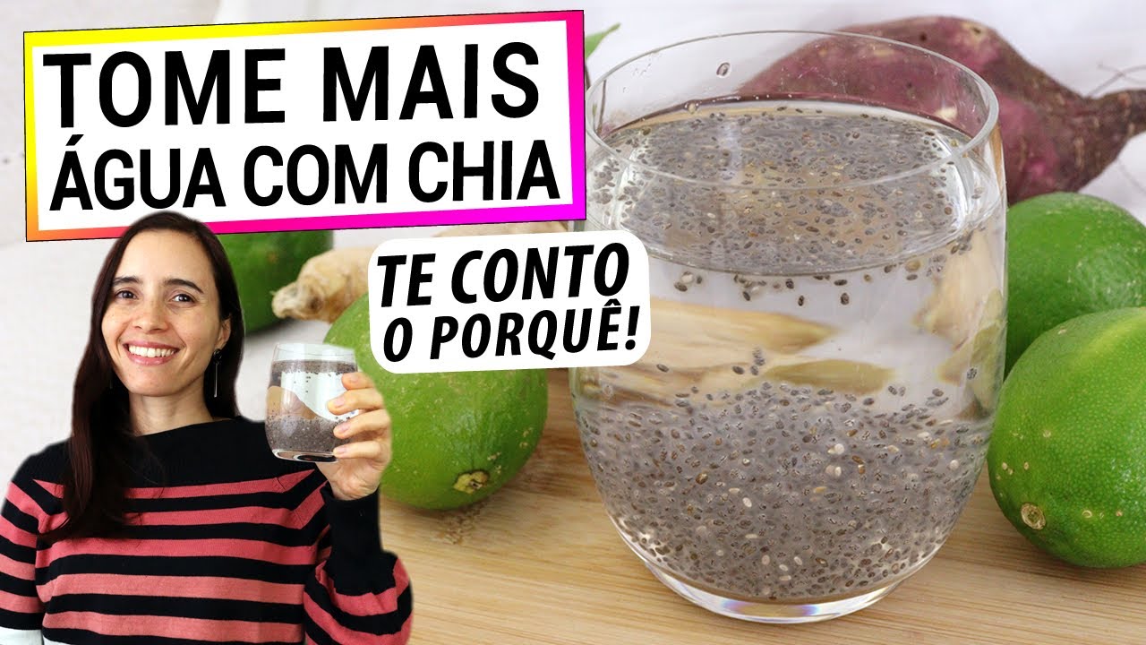 VOCÊ DEVERIA TOMAR ÁGUA COM CHIA E TE CONTO O PORQUÊ! BENEFÍCIOS E COMO USAR CORRETAMENTE!