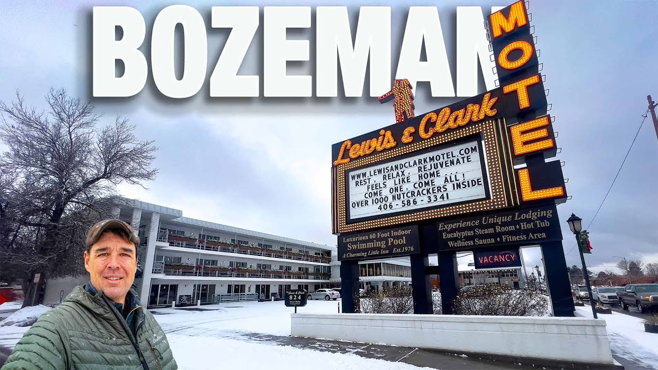 Cozy Winter Virtual Walk in Bozeman ❄️ Snowy December Day in Montana | Virtual Walking Tour 4K