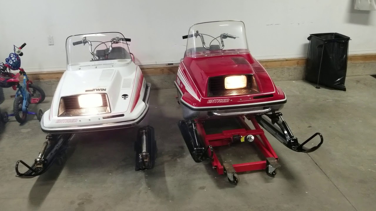 1979 Yamaha Enticer 250 and 300 Start Up!!