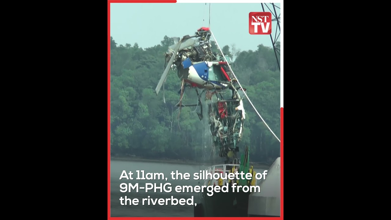 Final ascent: Police chopper wreckage retrieved a week after crash