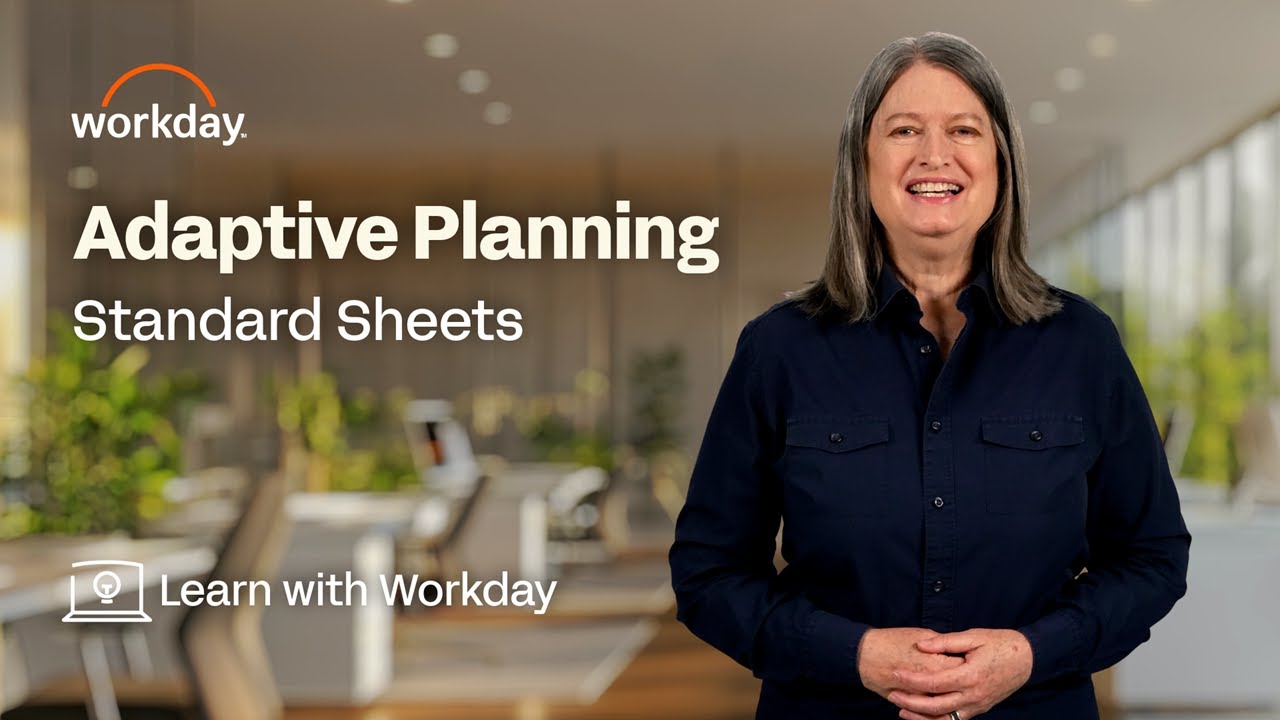How to Manage Standard Sheets | Workday Adaptive Planning