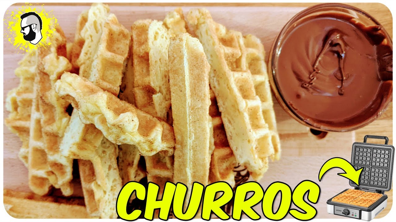 Schnelles Churros Rezept: einfach mit dem Waffeleisen 😲🤫😍 (📄 DOWNLOAD)