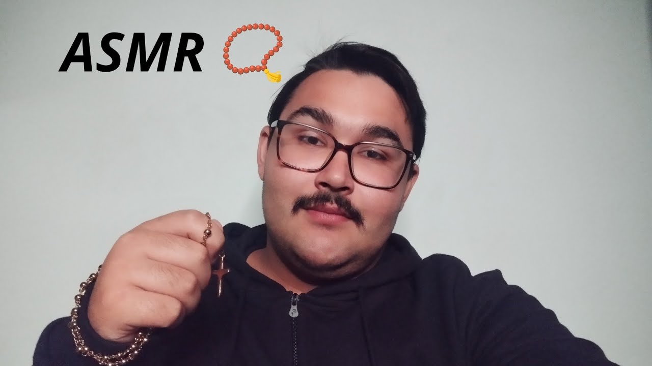 ASMR REZANDO O TERÇO 📿(sussurros e voz suave)